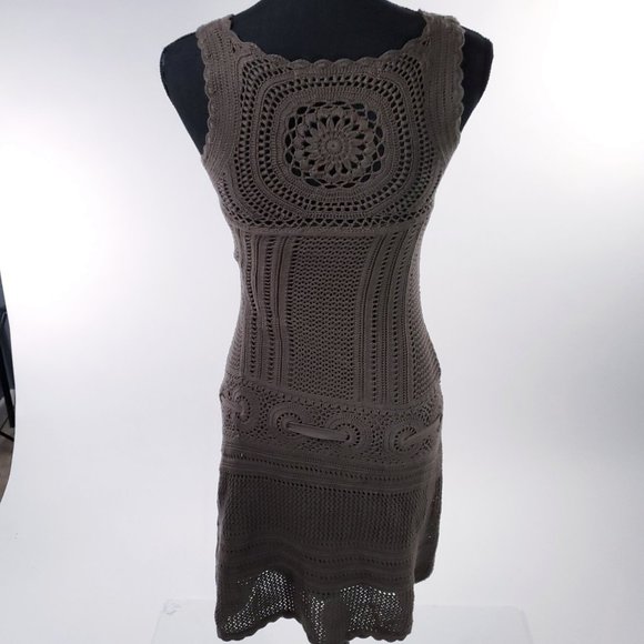Athleta Brown Knit Dress XS Boho Festival - Picture 6 of 10